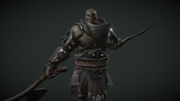 Brute Champion goblin, tribal, warrior, soldier, orc, medieval, brute, barbarian, ork, mythology, uruk, corrupted, fantasycharacter, brutes, accurig, noai