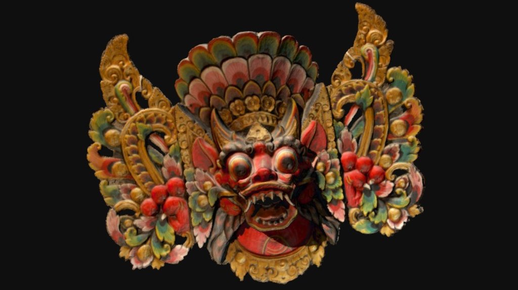 Published by 3ds Max - masque_bali4 - Download Free 3D model by doctork 3d model