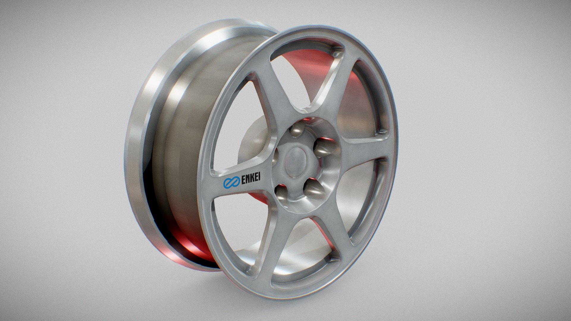 It is mid-poly 3D model of Mitsubishi OEM Evo 8 wheel.
You can write me to get more formats 3d model