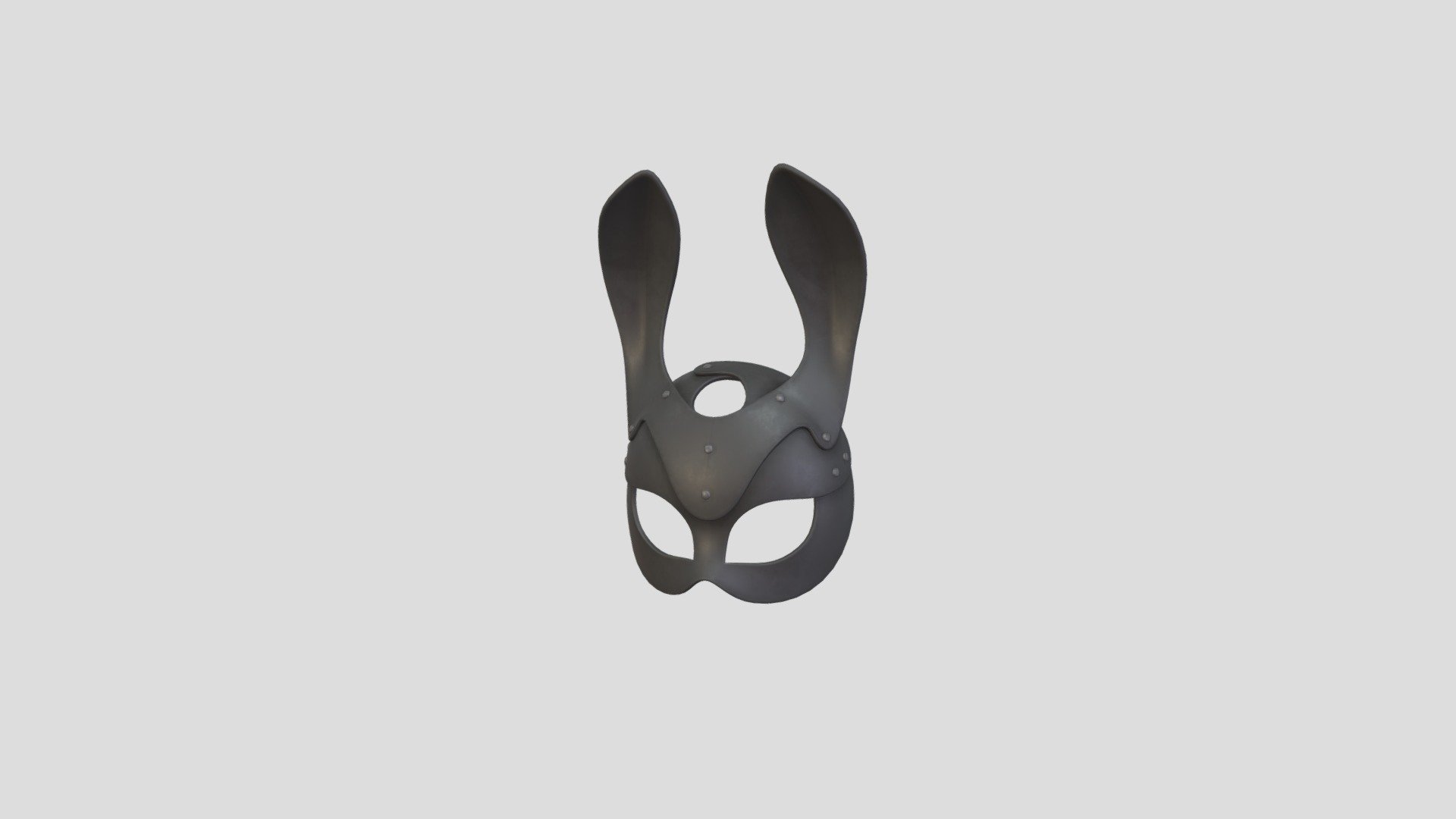 Leather Bunny Mask 3d model.      
    


File Format      
 
- 3ds max 2021  
 
- FBX  
 
- OBJ  
    


Clean topology    

No Rig                          

Non-overlapping unwrapped UVs        
 


PNG texture               

2048x2048                


- Base Color                        

- Normal                            

- Roughness                         



2,772 polygons                          

2,875 vertexs                          
 - Prop079 Leather Bunny Mask - Buy Royalty Free 3D model by BaluCG 3d model
