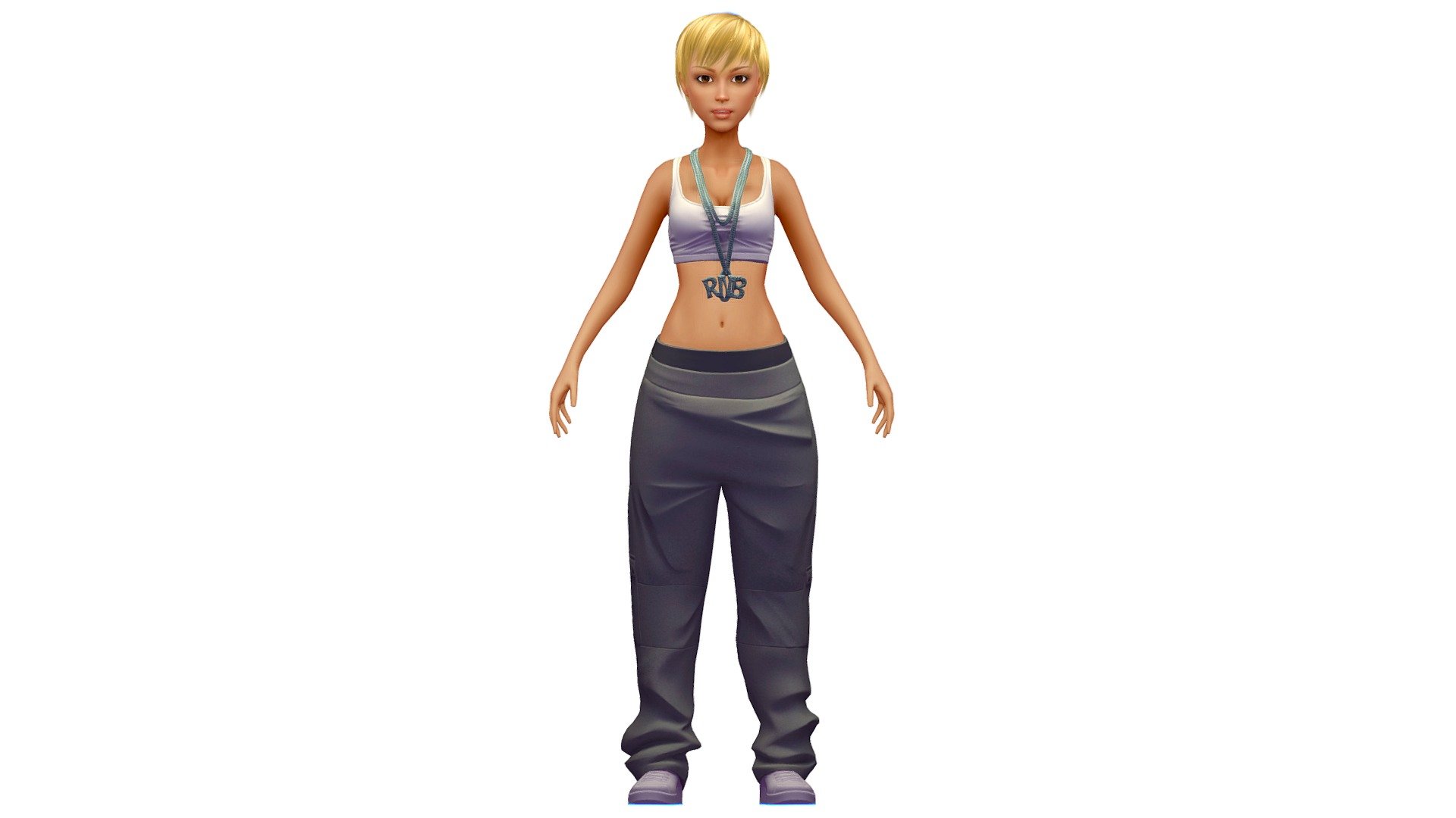 you can combine and match other combinations using the collection:

hair collection - https://skfb.ly/ovqTn

clotch collection - https://skfb.ly/ovqT7

lowpoly avatar collection - https://skfb.ly/ovqTu - Cartoon Style Low Poly HipHop Girl Avatar - Buy Royalty Free 3D model by Oleg Shuldiakov (@olegshuldiakov) 3d model