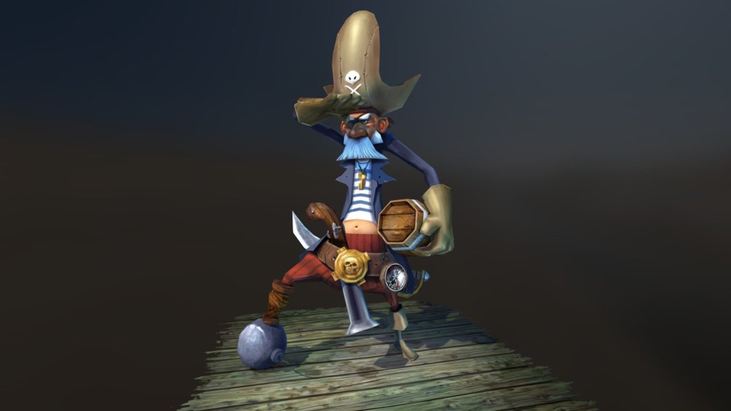 This character is designed as one of the few works for 3d academy 3d model