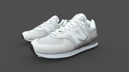 new balance 574 PBR white, new, shoes, balance, sneaker, 574, biege, sued, pbr