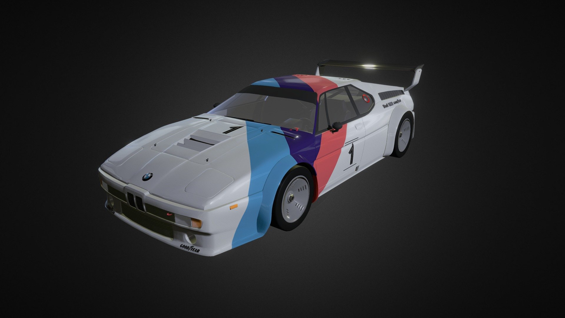 Bmw M1 Procar

The BMW M1 (E26) is a sports car produced by German automaker BMW from 1978 to 1981 3d model