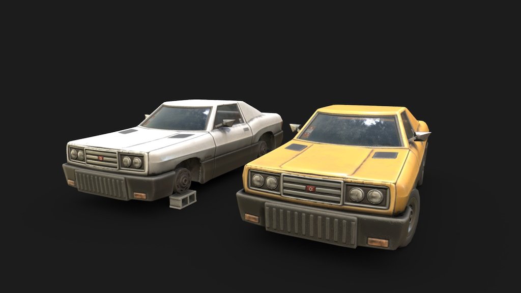 Generic coupe car for a scene, the highpoly for this one’s been floating around on my HDD for too long.

Made with 3Dsmax and Substance Painter.
1024^2 PBR maps with transparency

The download includes a material mask for optimal use in UE4 &lt;3 - Coupe Car - Buy Royalty Free 3D model by Renafox (@kryik1023) 3d model