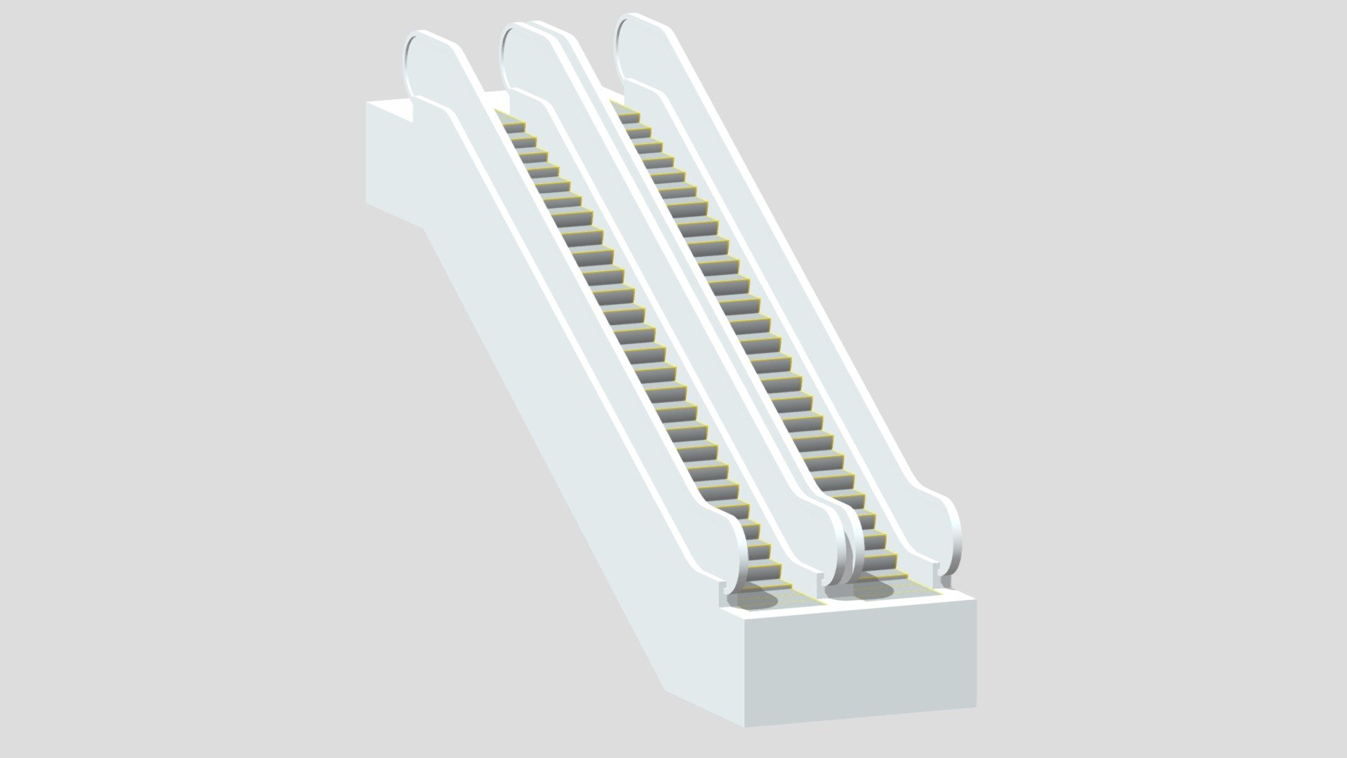 -Cartoon Escalator.

-This product contains 64 objects.

-Total vert: 6,184 poly: 5,022.

-Materials and objects have the correct names.

-This product was created in Blender 3.0.

-Formats: blend, fbx, obj, c4d, dae, abc, glb, stl, unity.

-We hope you enjoy this model.

-Thank you 3d model