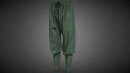 Green Medieval Pants castle, cloth, soldier, medieval, pants, infantry, dress, farmer, villager, peasant, vikings, chainmail, pant, character, military, fantasy, war, clothing, knight