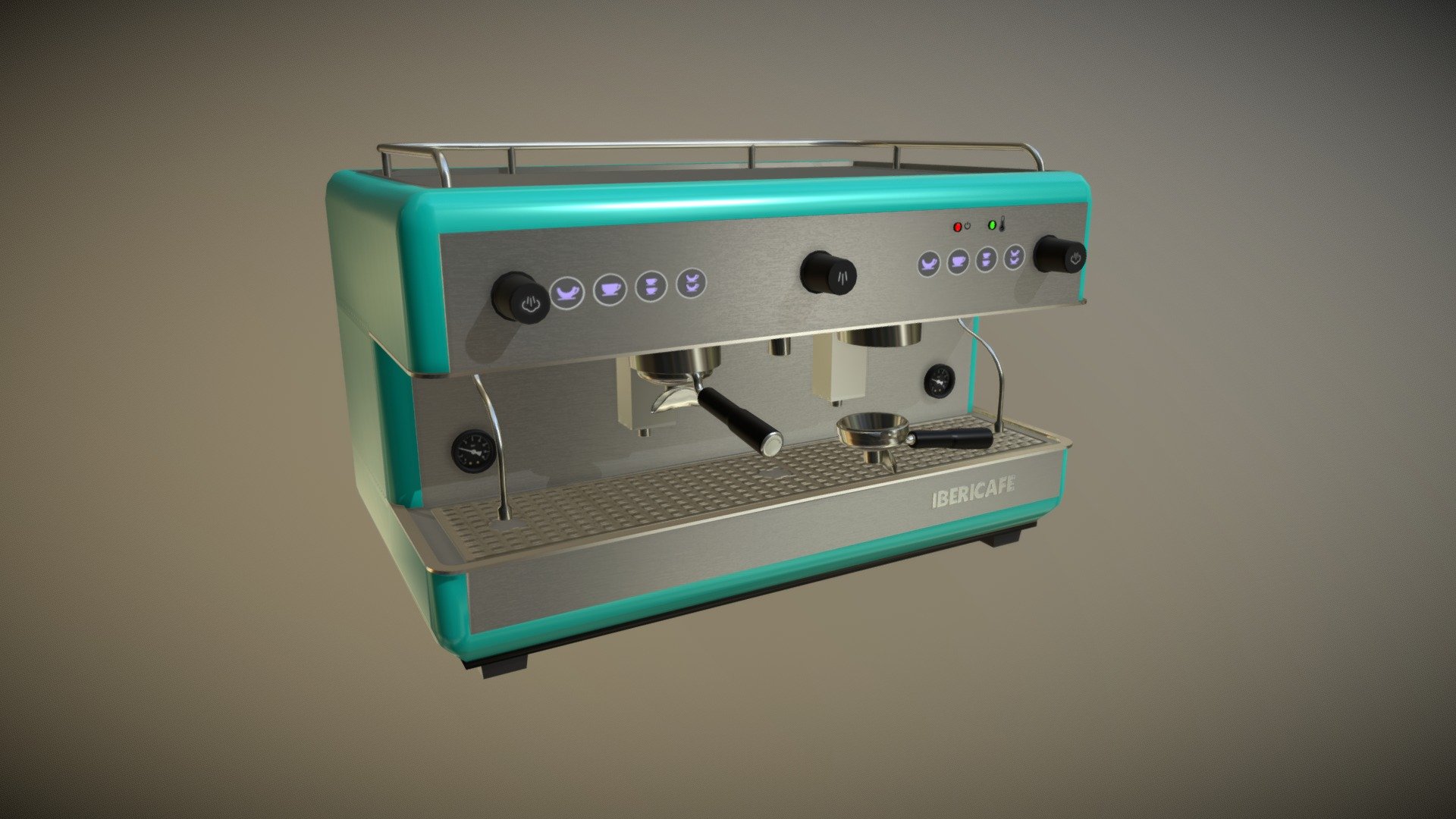 A coffee maker in my Canarian Cafe.
Expresso or Cafe con Leche 3d model