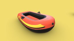 Rubber Dingy camping, gamedev, rubber, dingy, pbr, boat