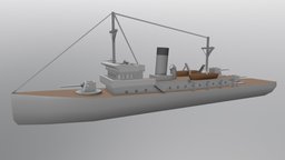 Uusimaa Gunboat ww2, wwii, destroyer, gunboat, uusimaa, unturnedww2, ship