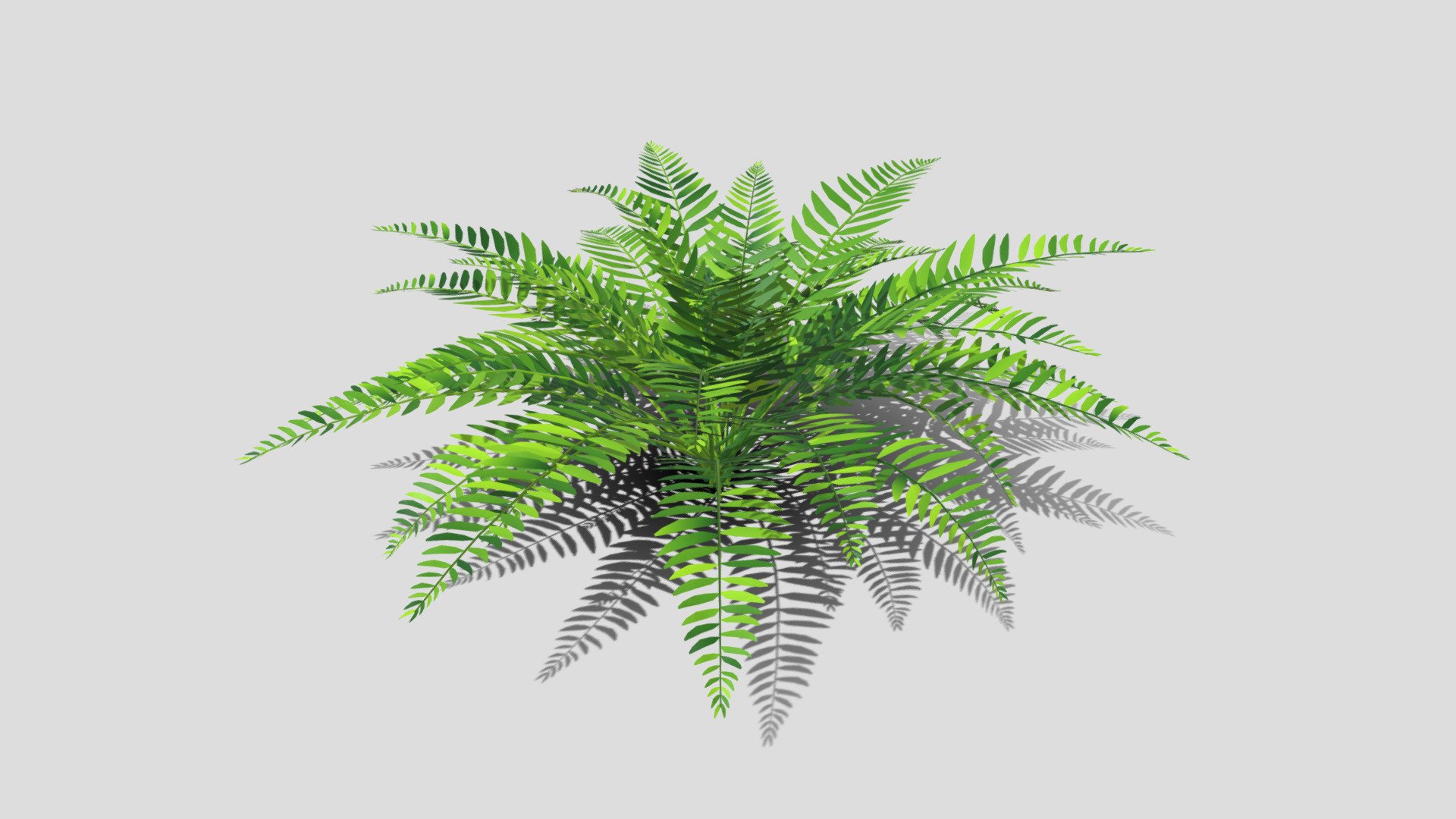 low poly 3d model of green bush - Green Bush - Buy Royalty Free 3D model by assetfactory 3d model