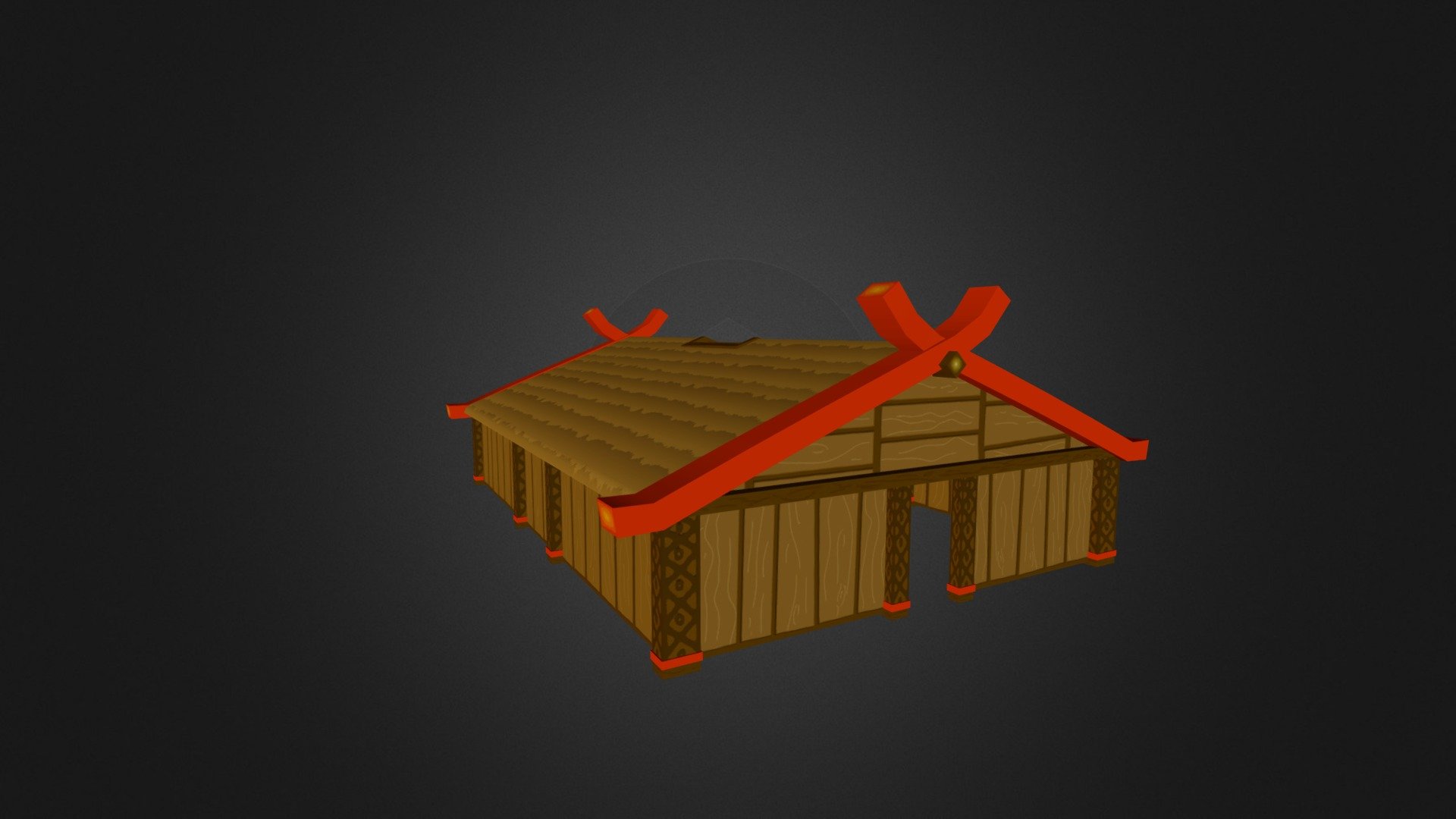 Farmhouse - 3D model by cmorton (@chrisjmorton) 3d model