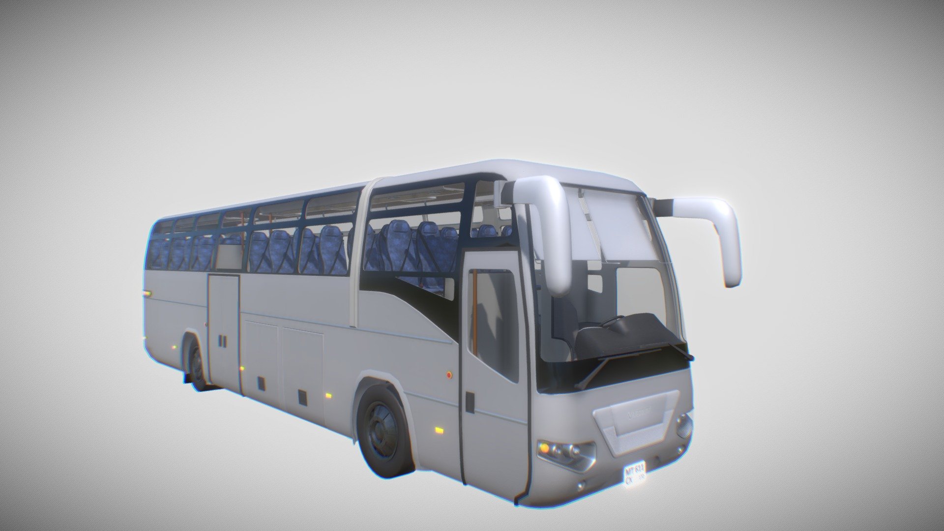 We present you a model of a passenger bus, all parts are movable. A modular road will allow you to assemble your route. There is also an imitation of rain. It is well suited for driving simulators, training, as well as VR projects 3d model