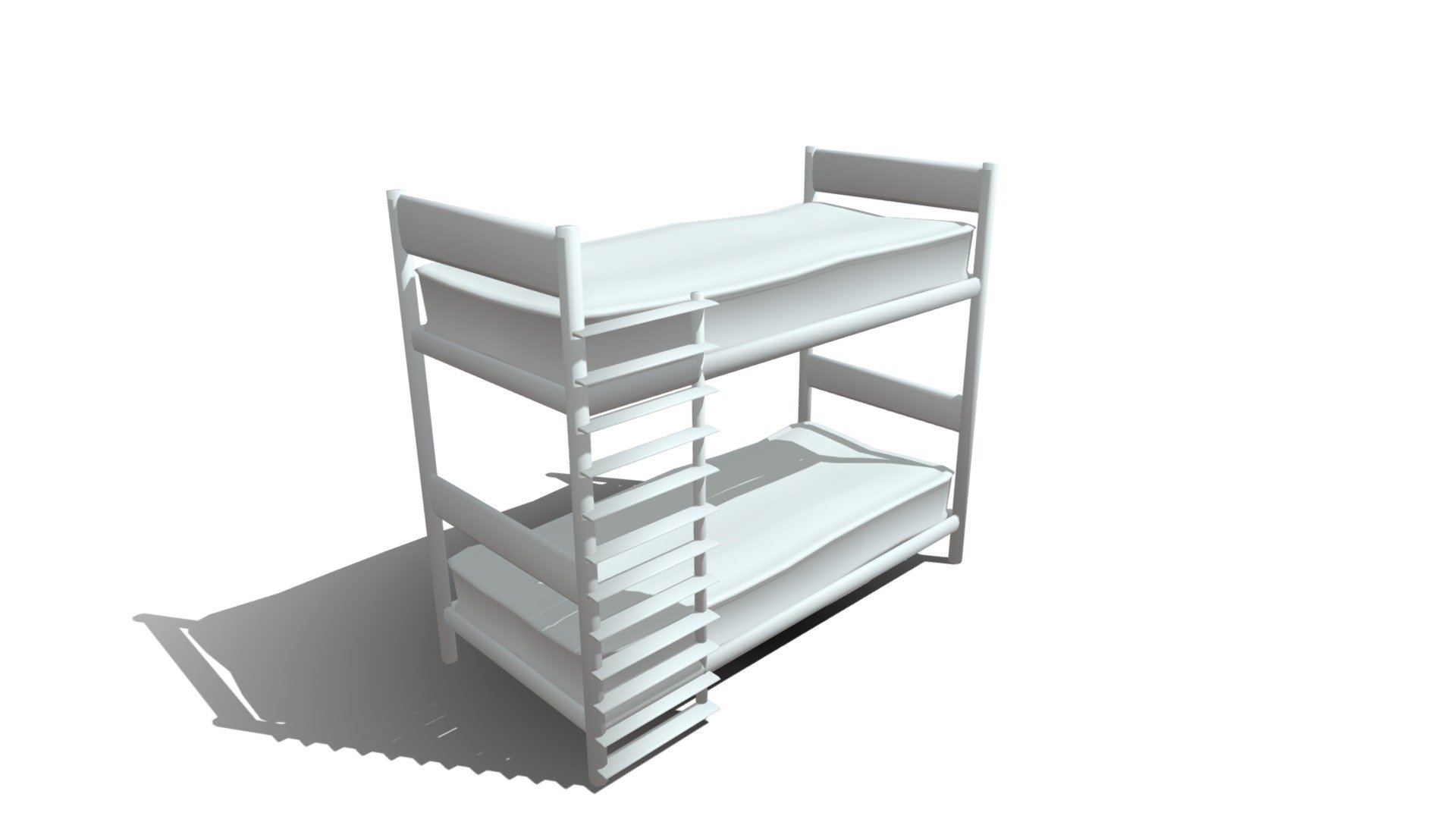 bunk bed for prison or for your house if ou have a rom mate or a twin 3d model