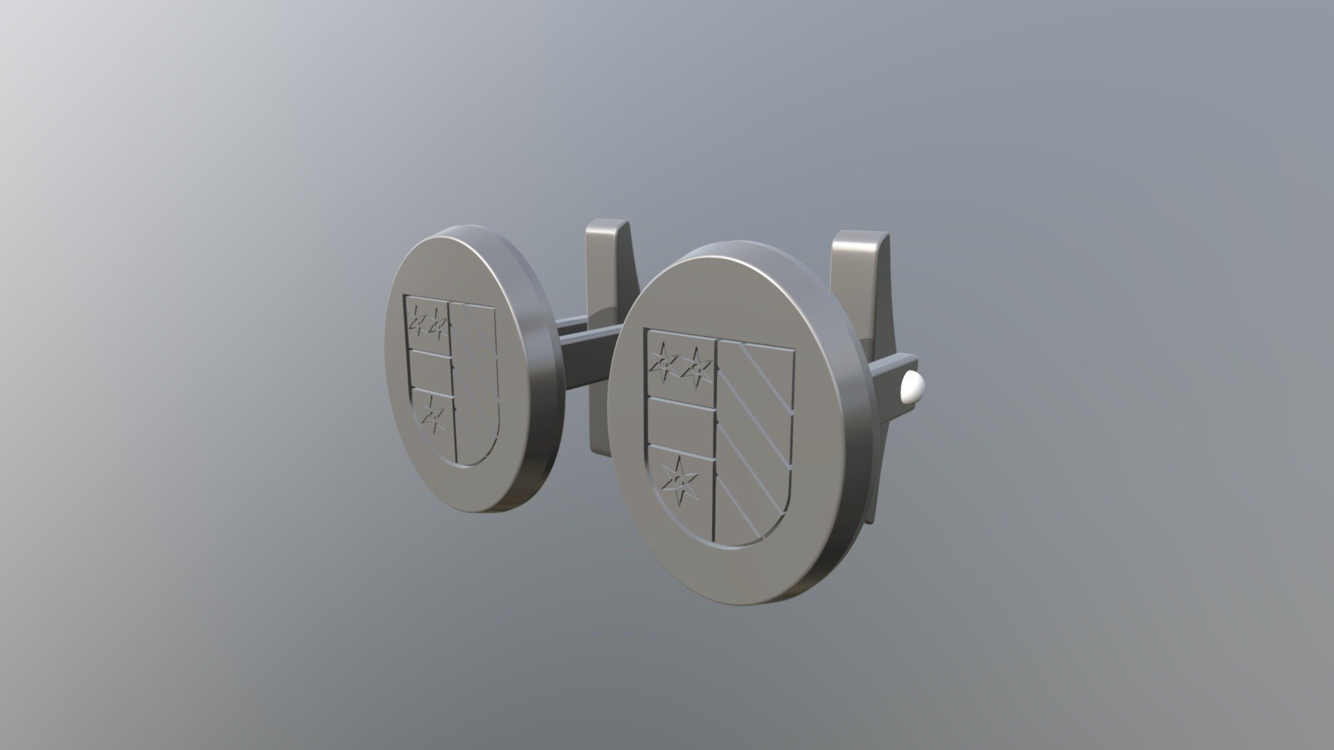 ARVID TUVLIND'S CUFFLINKS - 3D model by VE AND VILE (@veandvile) 3d model