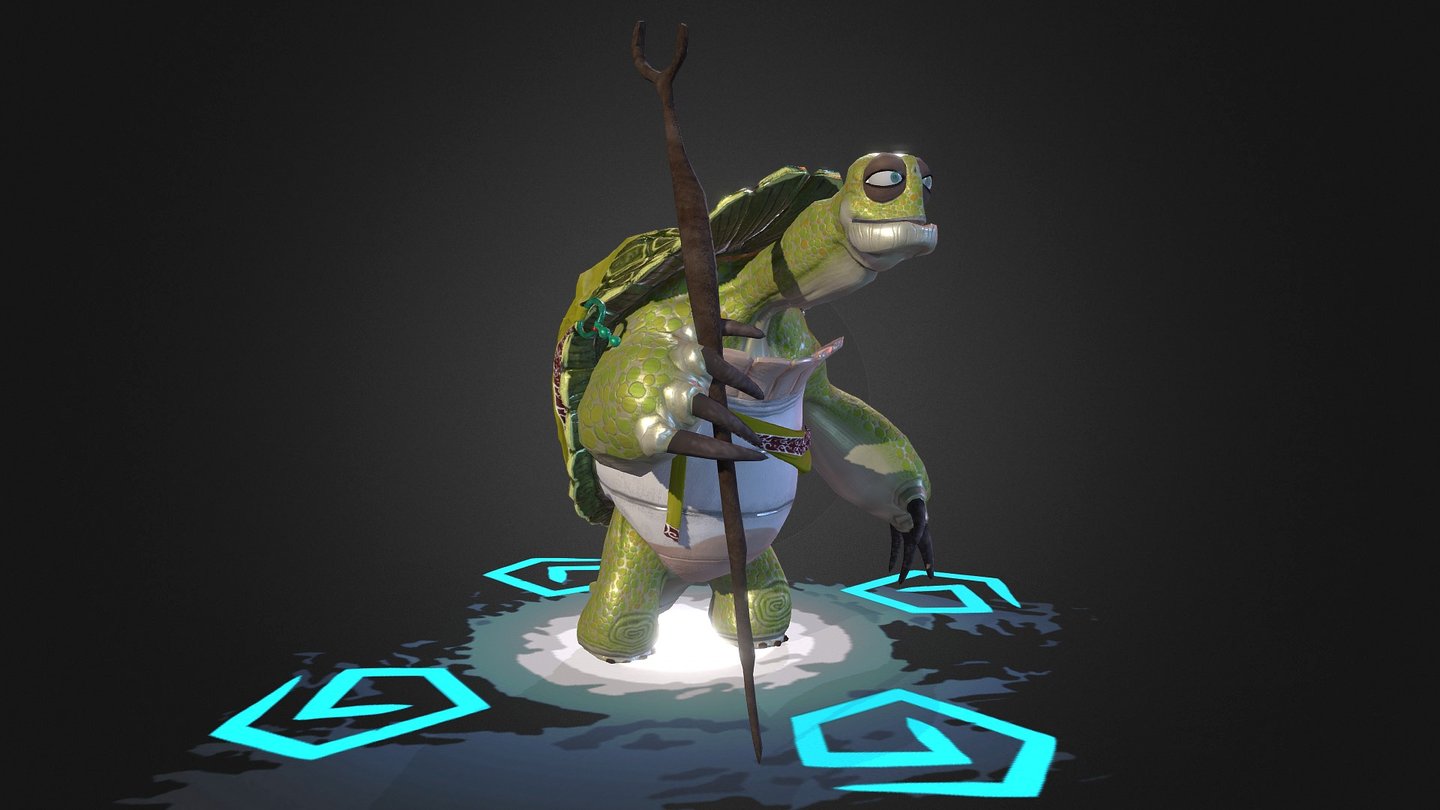 Title: OOgway
Assignment:High detail Sculpting and Texturing for AAA games
Motive:
1.To Create and transfer all the details on the low mesh without loosing the higher details sculpted in Zbrush.
2. Experiment with SSS PBR shaders.
3.Learning substance pipeline.

Triangle count:15000
Texture used: 3 pages of 2048X2048
Time:80 hours
Software used: Photoshop,3ds max,Zbrush,marmosetToolBag,Sketchfab,Substance designer

Credits: Udaysir for all your simple and effective tricks

Hope you folks like this m/ - OOgway - 3D model by yodh.kawji 3d model
