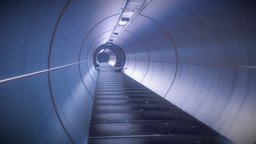Sci-Fi Tunnel (Blender Eevee) fiction, science, corridor, tunnel, blender, sci-fi, space, environment, ryanking, ryankingart