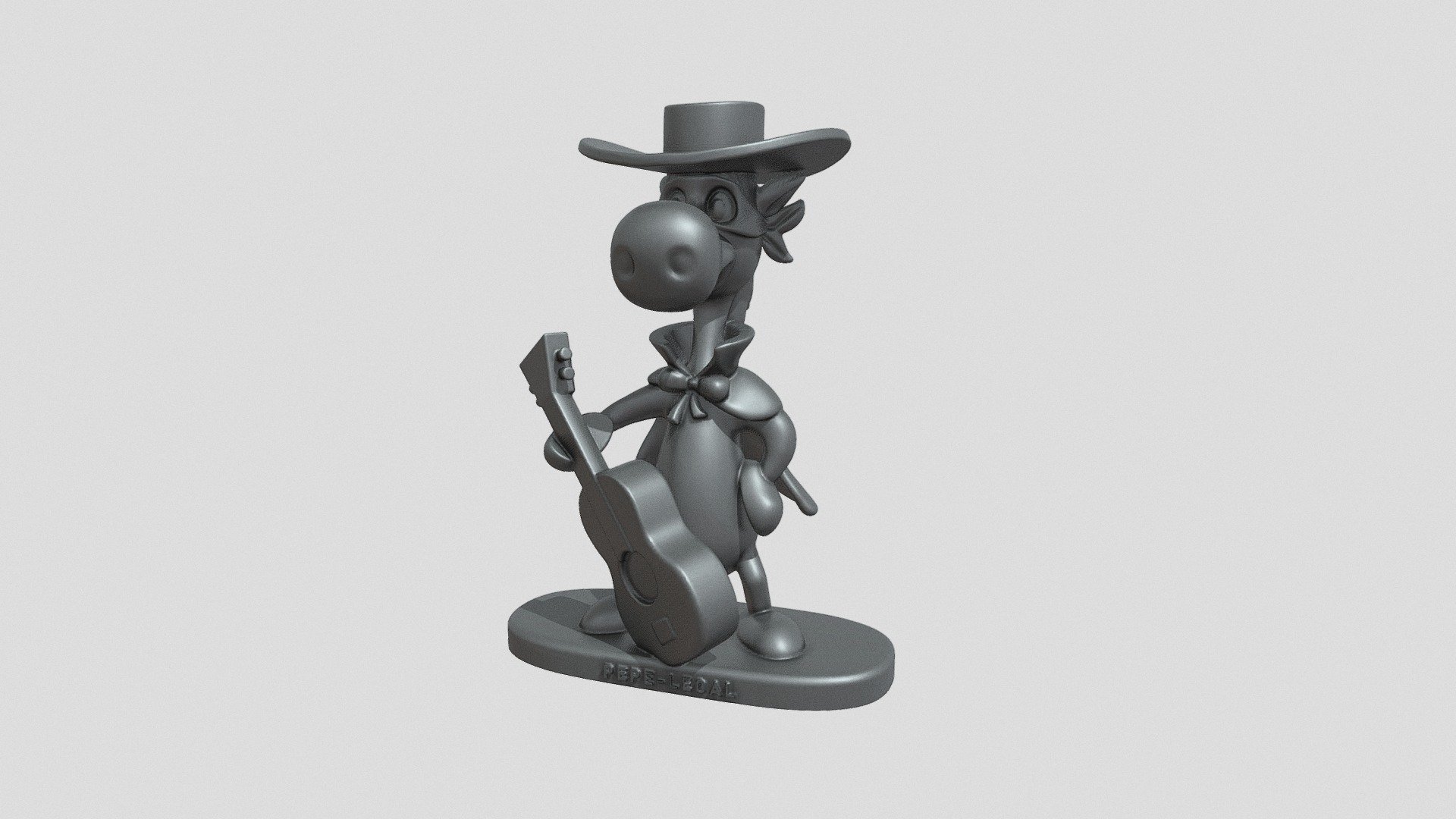 #062 Pepe Legal Bandido - 3D model by 3DCraft (@insta3dcraft) 3d model
