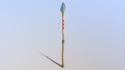 Medieval old knight spear stilyzed spear, shaft, medieval, arms, gamedev, warfare, old, battle, pike, lance, glaive, middleages, gad, stilyzed, weapon, cartoon, game, lowpoly, military, gameasset, sword, war, knight, gameready