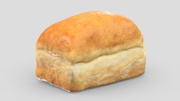 Supermarket Bread 01 Low Poly Realistic