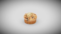 Blueberry Muffin muffin, free-model, photogrammetry, blueberry-muffin, bakery-products, realityscan, breakfast-food, noai