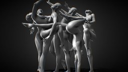 Day#31 pose, woman, ballet, sculpture, sculptjanuary19, extremeexpression