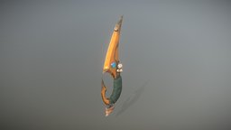 Stylized Fisherman Dagger fisherman, weapon, stylized, dagger