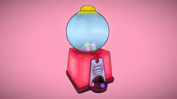 Gum_Machine vending, candy, gumball, gumballmachine, cartoon