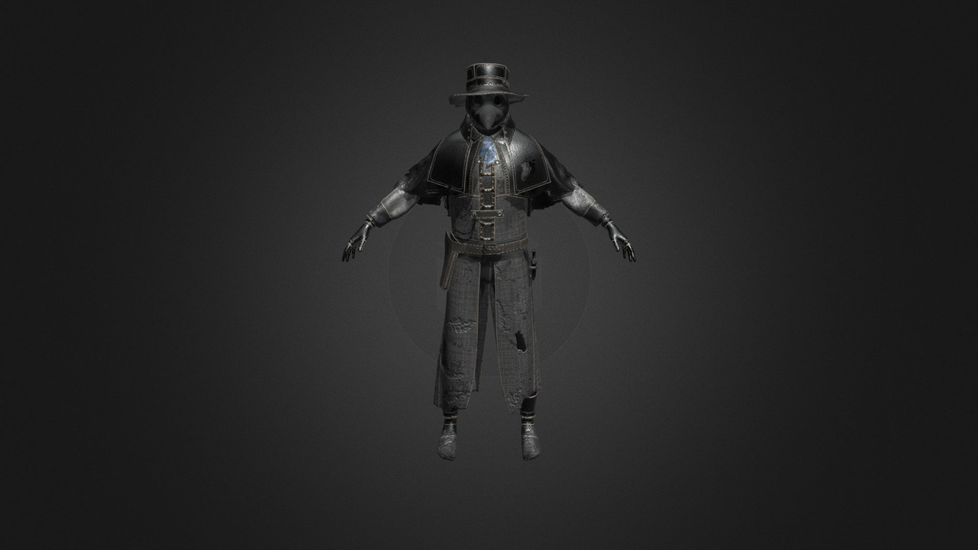 The model that I've made for Hunt Showdown contest hosted by Crytek and Marvelous Designer.
I am no expert nor professional, and I am gratefull to them both for giving us the tools to make clothing, and powerfull engine to render it!
This was a fun experience for me, and I've learned a lot! 

Thank you :) - Plague Doctor - 3D model by Lov3D (@Lovric) 3d model