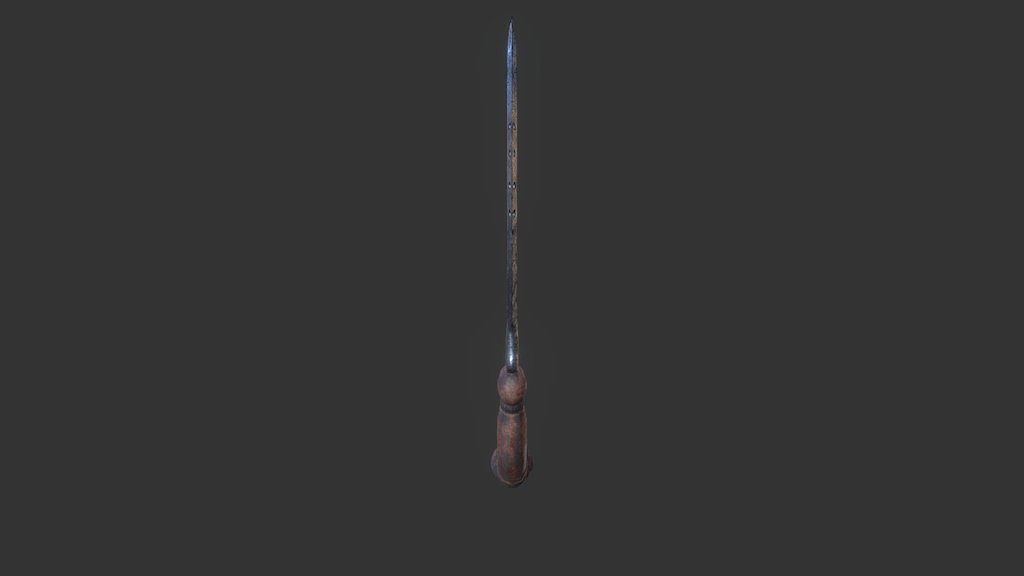 traditional weapon from west java - Kujang - 3D model by syahrayar 3d model