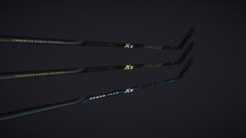 Experience the new design of VANX pro and team sticks. Comming soon to www.vanx.eu - VANX Xenon 2016 stick - 3D model by Vanx 3d model