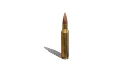 5.56x45 Ammo lod, cg, m4, unreal, cryengine, scar, store, ammo, ar, stock, props, substance, unity, asset, 3d, blender, pbr, low, poly, model, rendering