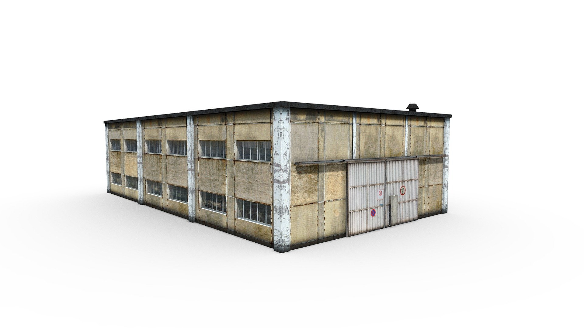 My group is in Contact https://vk.com/club159607022 - Hangar - 3D model by Denis Loginovskiy (@denlog2) 3d model