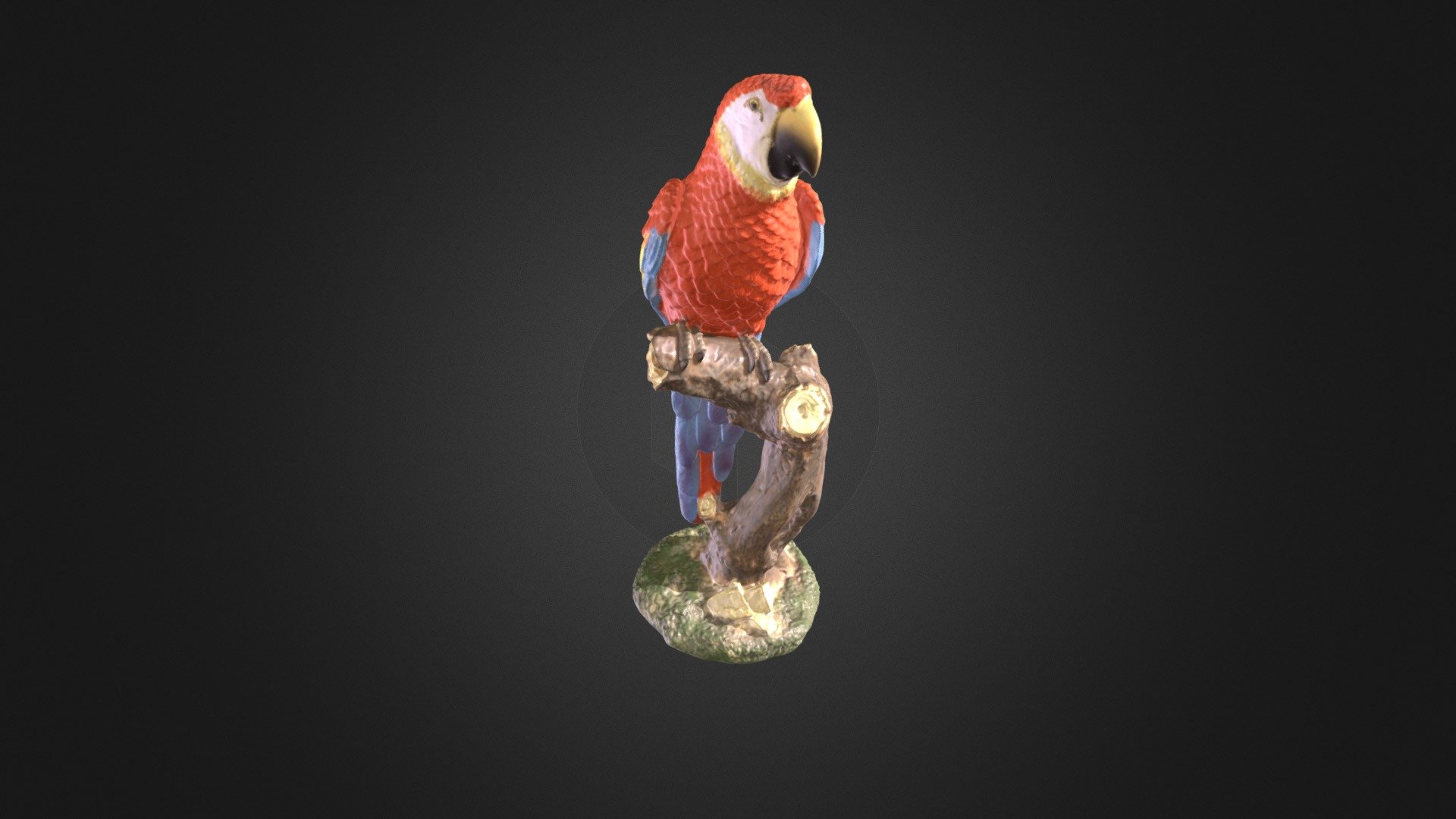 Parrot Ara red - 3D model by 3DScan4You.de (@3dscan4you) 3d model