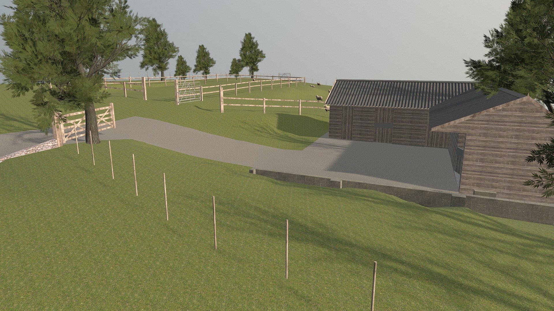 MSA surveys a lovely farm in Kent and does some community engagment with the local population of Sheep 3d model