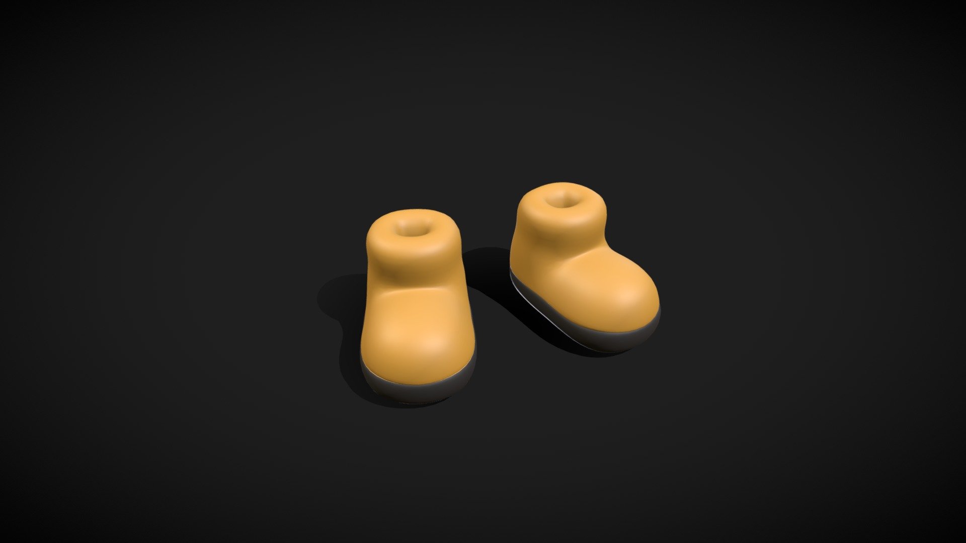 Cartoon Shoes A1V2 - Download Free 3D model by KJ (@kj3dx) 3d model