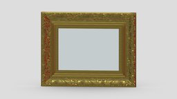 Classic Frame 11 room, victorian, frame, grand, luxury, vintage, classic, vr, ar, general, gallery, decor, picture, museum, realistic, old, accent, carved, baroque, classical, housewares, rococo, 3d, design, house, decoration, interior, wall