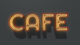 Cafe bar, office, modern, minimal, lights, led, text, cafe, other, club, font, event, loft, tube, electronic, electronics, store, sign, sheet, letter, neon, metal, backlight, decoration, street, light, wall