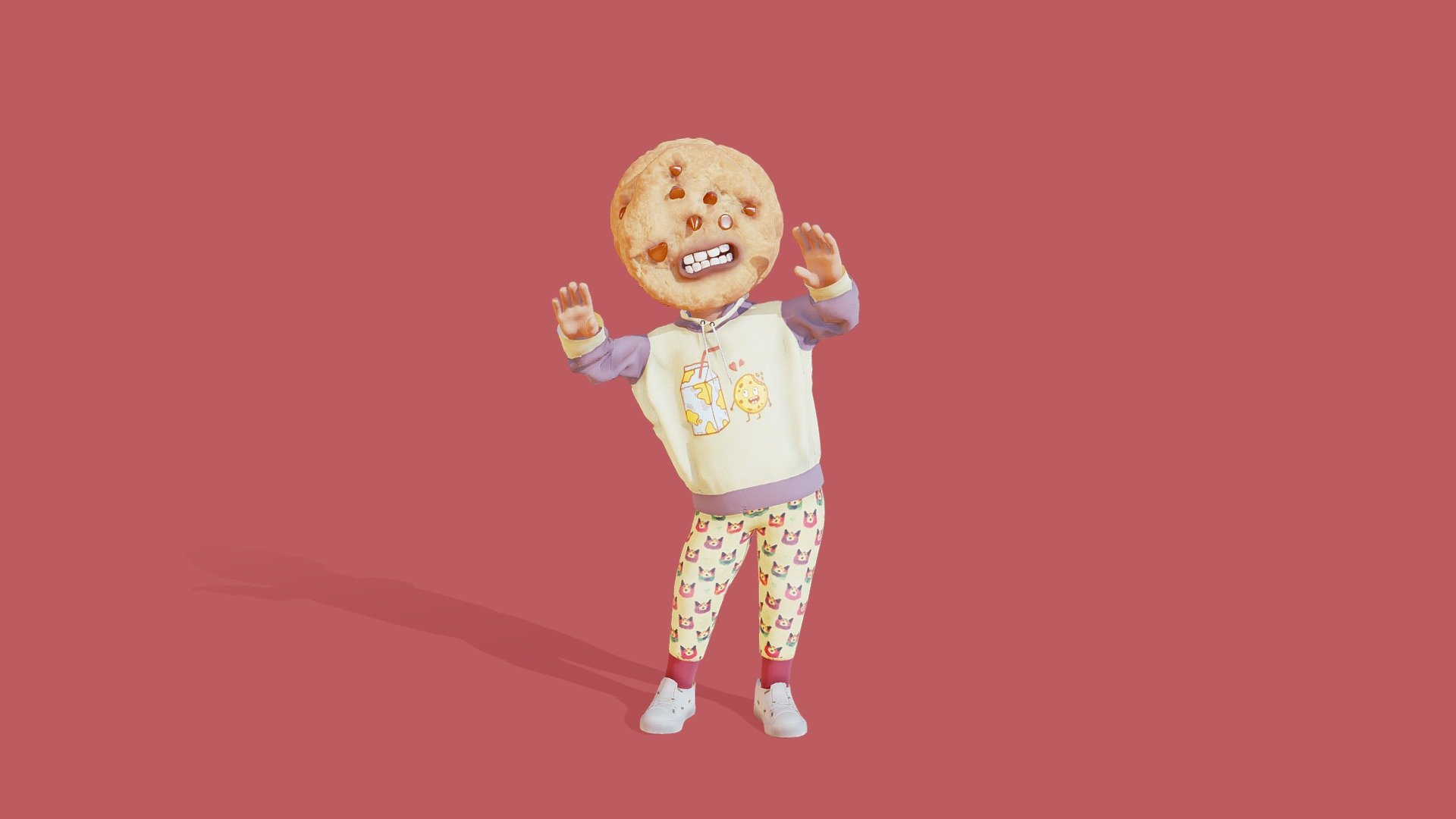 Cookie workout routine
Mixamo + Bleder rigging/skinning, animation test - Cookie - 3D model by naira001 3d model