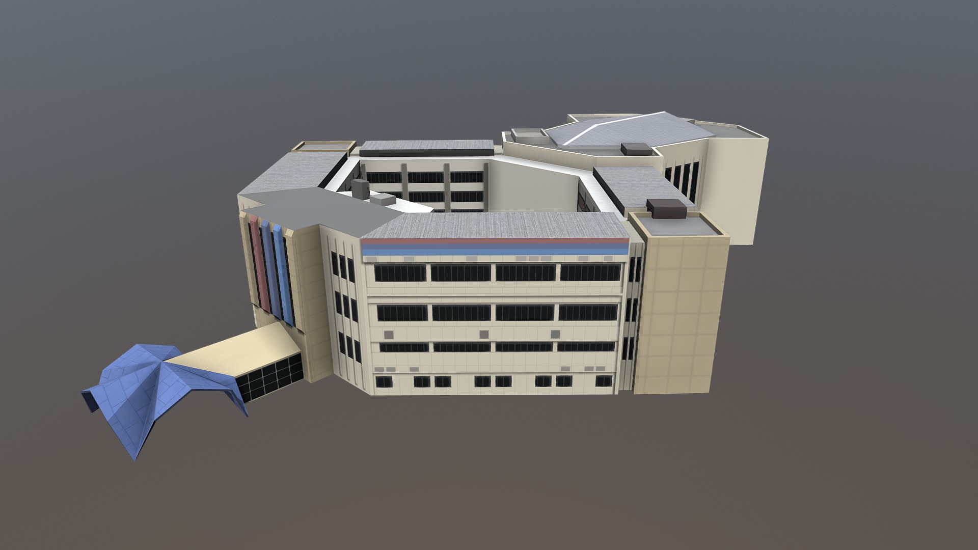 You can buy this 3D model here - -link removed-  Low-Poly 3D Model of the National Defence College which is the apex military training institution for the Nigerian Armed Forces, and a Centre of Excellence for peace support operations training at the strategic level in West Africa. Located in the Abuja city 3d model