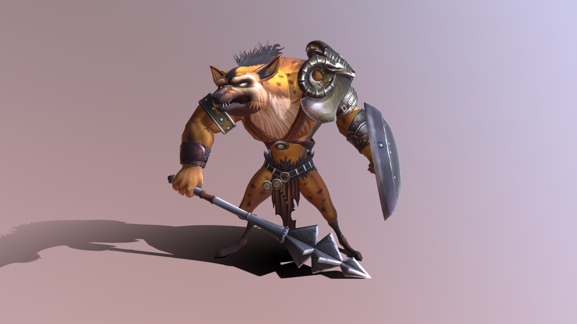A Jackal Wolf Warrior Asset.

The 3d file format is FBX, if you need 3dMax file format, email me please.

INSIDE:




FBX Model. 8661 triangles.

3 FBX Animations.Idle, Attack, Run.

Diffuse Texture. 1024x1024 resolution.
 - Jackal Wolf Warrior - Buy Royalty Free 3D model by Fubbi (@electricToy) 3d model