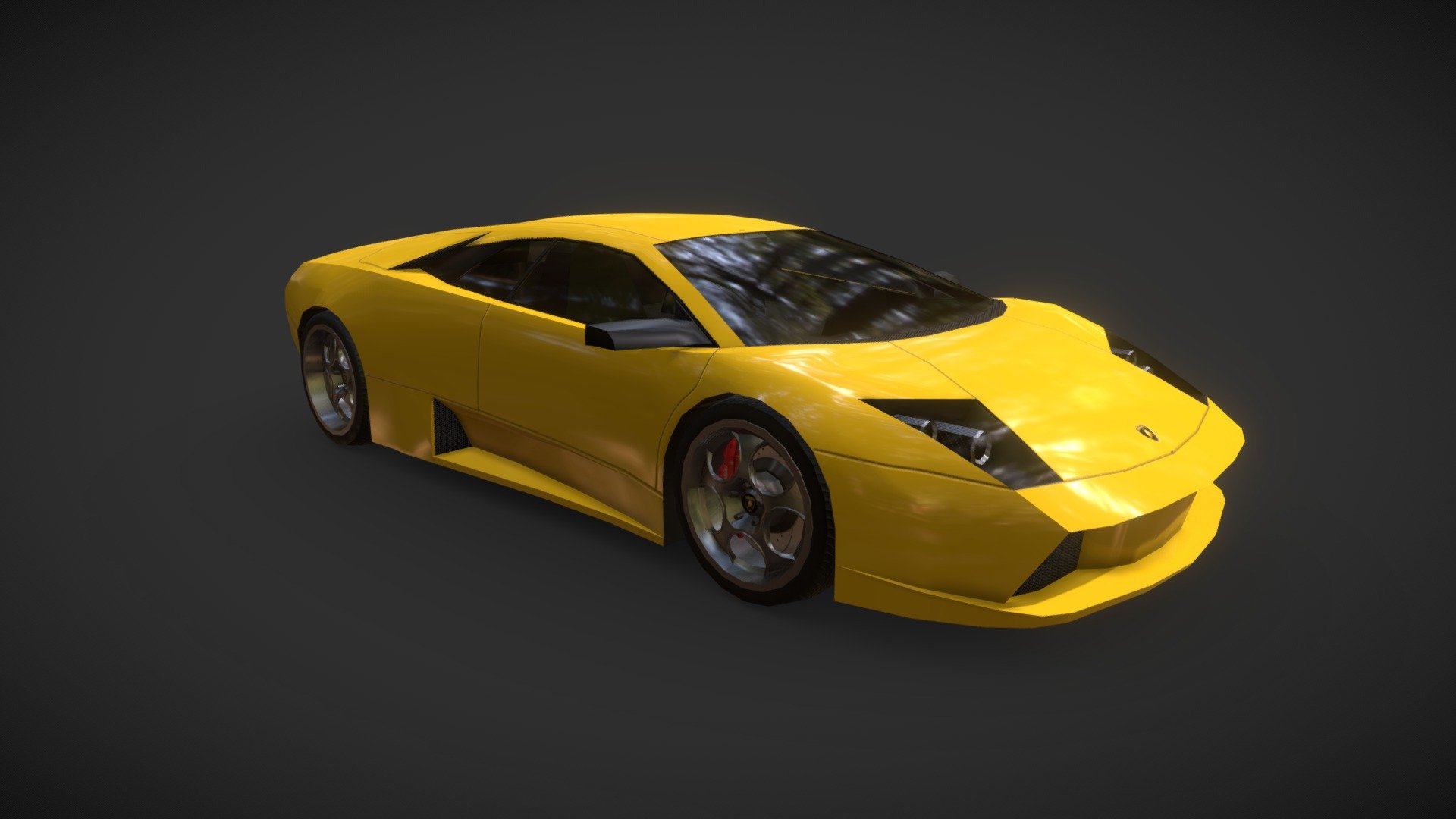 Low Poly Lamborghini Murcielago LP-640. this one is my practice car to study and learn modeling in 3D softwares. I'll made this car co many time in various 3d softwares 3d model