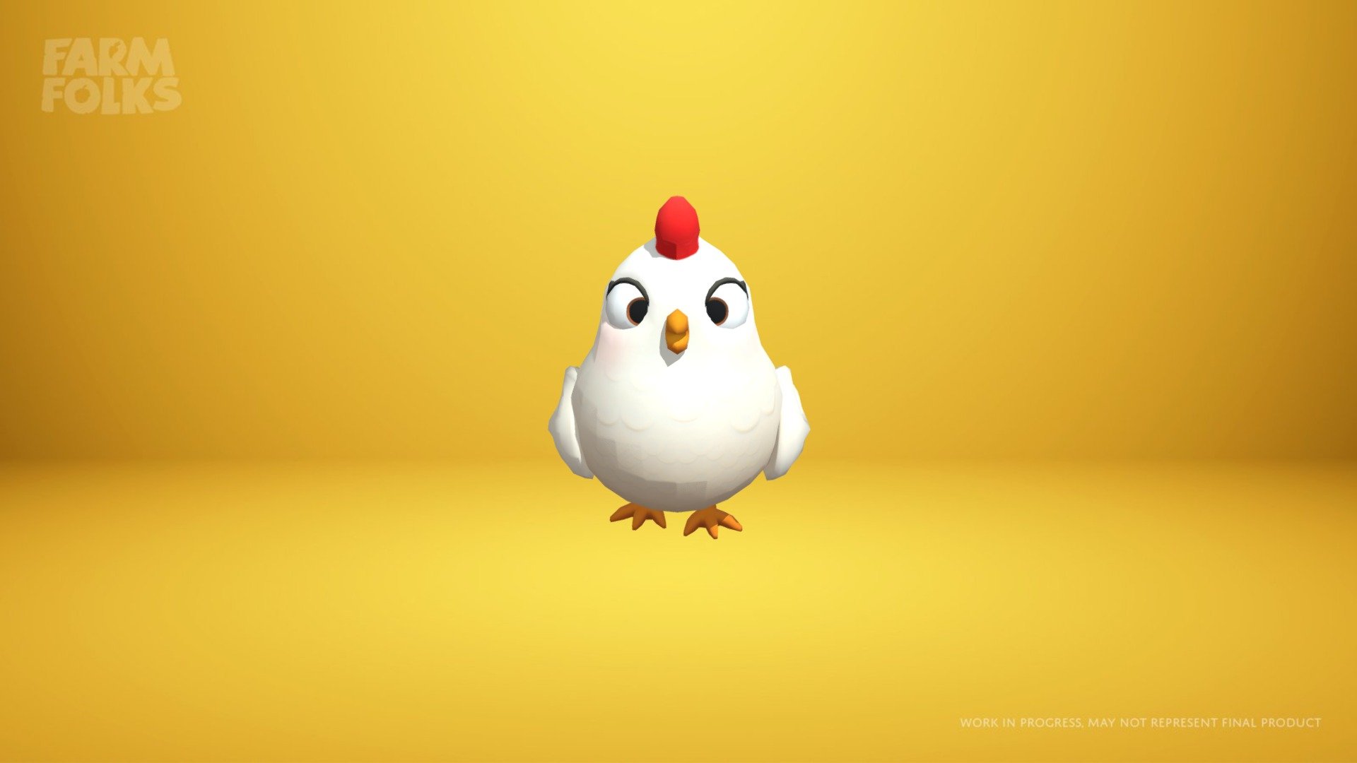 Chicken_fear - 3D model by Crytivo 3d model
