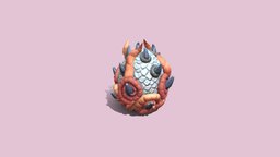 Dragon Egg horns, egg, prop, gameprop, tentacles, scale, tentacle, horn, leagueoflegends, worm, props, scales, scaly, worms, worldofwarcraft, hatch, whelp, gamereadymodel, whelpling, asset, game, gameasset, creature, monster, animated, fantasy, dragon, wow, rigged, gameready, dragonegg, noai