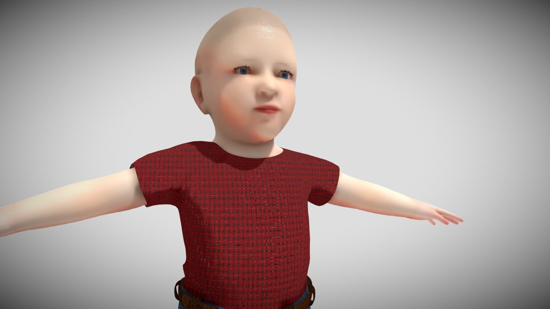Child Rigged.
Ready for Games.

Textures in 4K.
PBR Materials 3d model