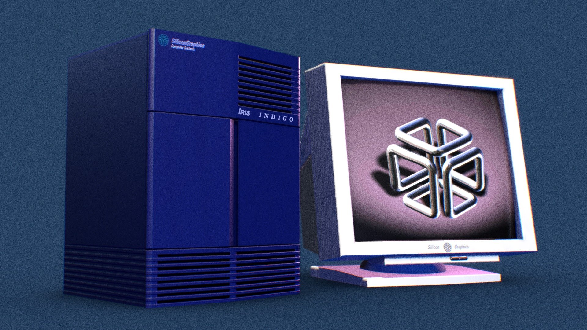 The Indigo, introduced as the IRIS Indigo, is a line of workstation computers developed and manufactured by Silicon Graphics, Inc. (SGI). SGI first announced the system in July 1991. A beast of it's own kind! - Silicon Graphics INDIGO Workstation Computer - 3D model by Icaro Arrigoni (@IcaroArrigoni) 3d model