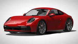 Porsche 992 Carrera 4S (2022) wheel, porsche, 911, carrera, games, cg, tire, brakes, cars, 4s, speed, sports, fast, s, turbo, tyre, game-ready, gt3, sports-car, 992, carreras, porsche-carrera-911, car, animated, sport, porsche911, porsche-gt3, sports-cars, carrera-4s, tubo-s
