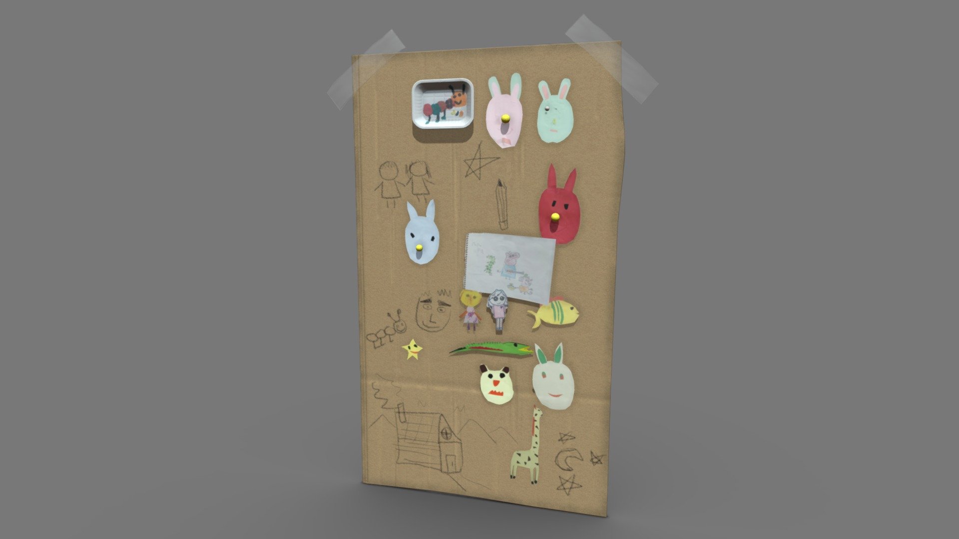Cardboard kids Draw, low poly Optimize,
suitable for game ,AR ,VR.

to support :
https://www.patreon.com/kloworks

Thanks - Cardboard Kids Draw - Buy Royalty Free 3D model by KloWorks 3d model