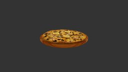 Second Mix Lemon Pizza pizza, photogrammetry, 3dmodel
