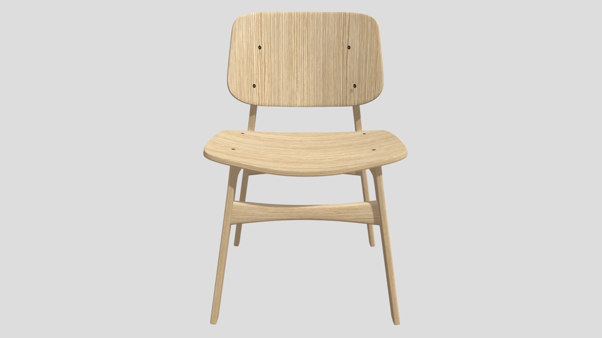 This cool modern realistic wood chair is the perfect asset for any modern archviz scene 3d model